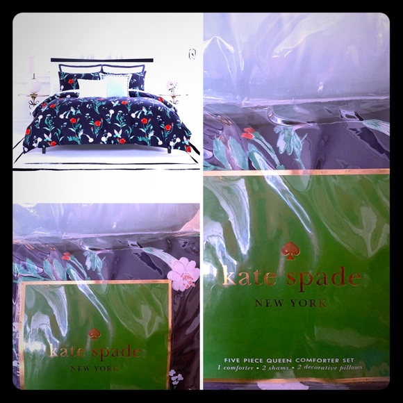 Kate Spade Bedding New York 5 Piece Queen Comforter Set Poshmark